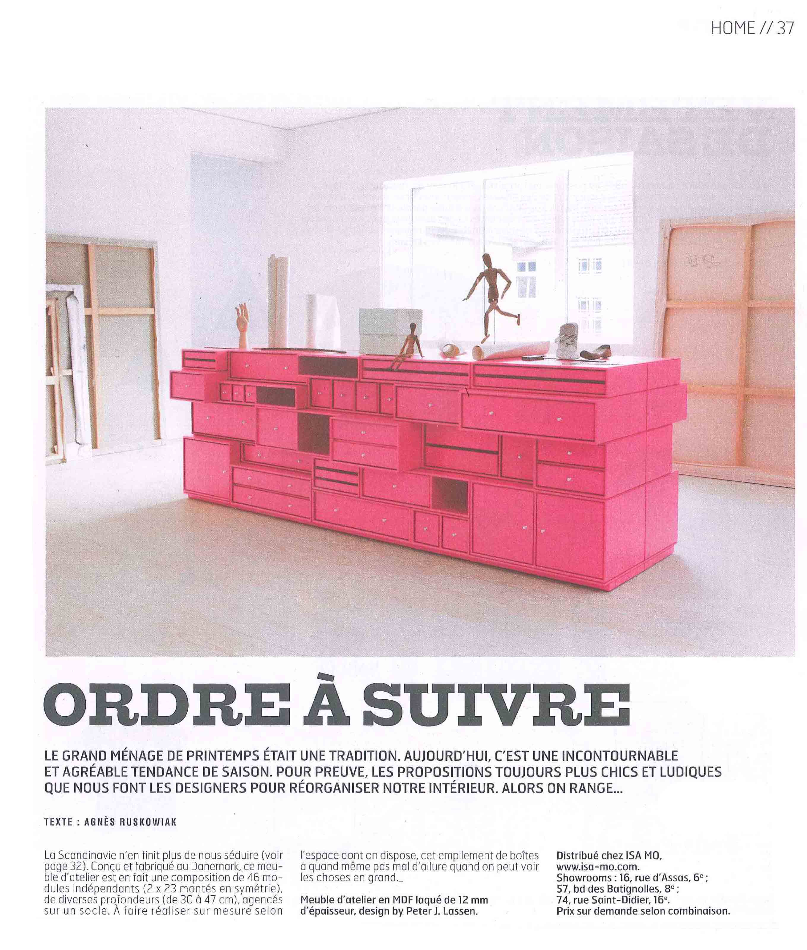 Magazine parision " A NOUS PARIS" du 14 avril 2014.
